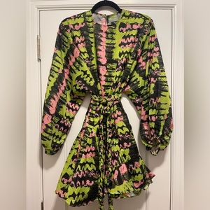 Beulah Style Chevron Print Dress